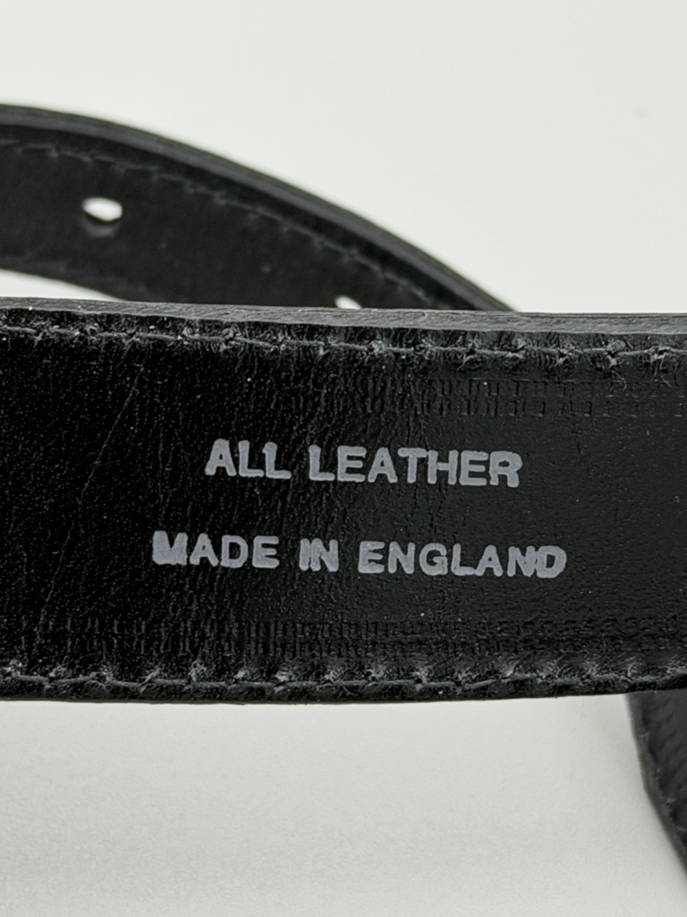 Talbots Black Textured Leather Belt with Silver-Tone Buckle and Conchos - Picture 14 of 16